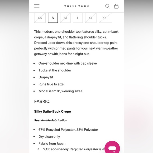 Trina Turk Primrose Top XXL - Picture 10 of 10